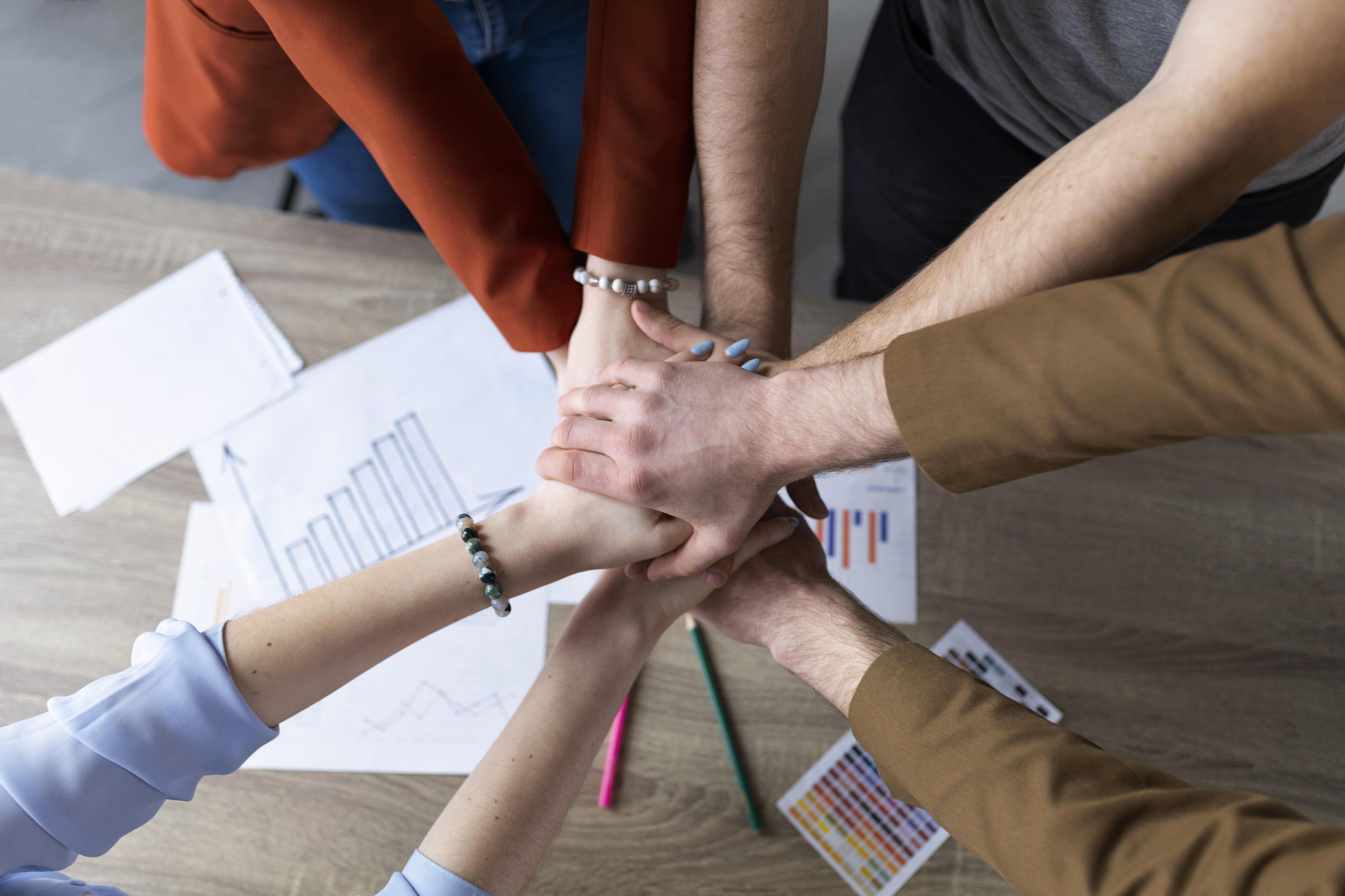 BlueBayTitle team collaborating in modern office